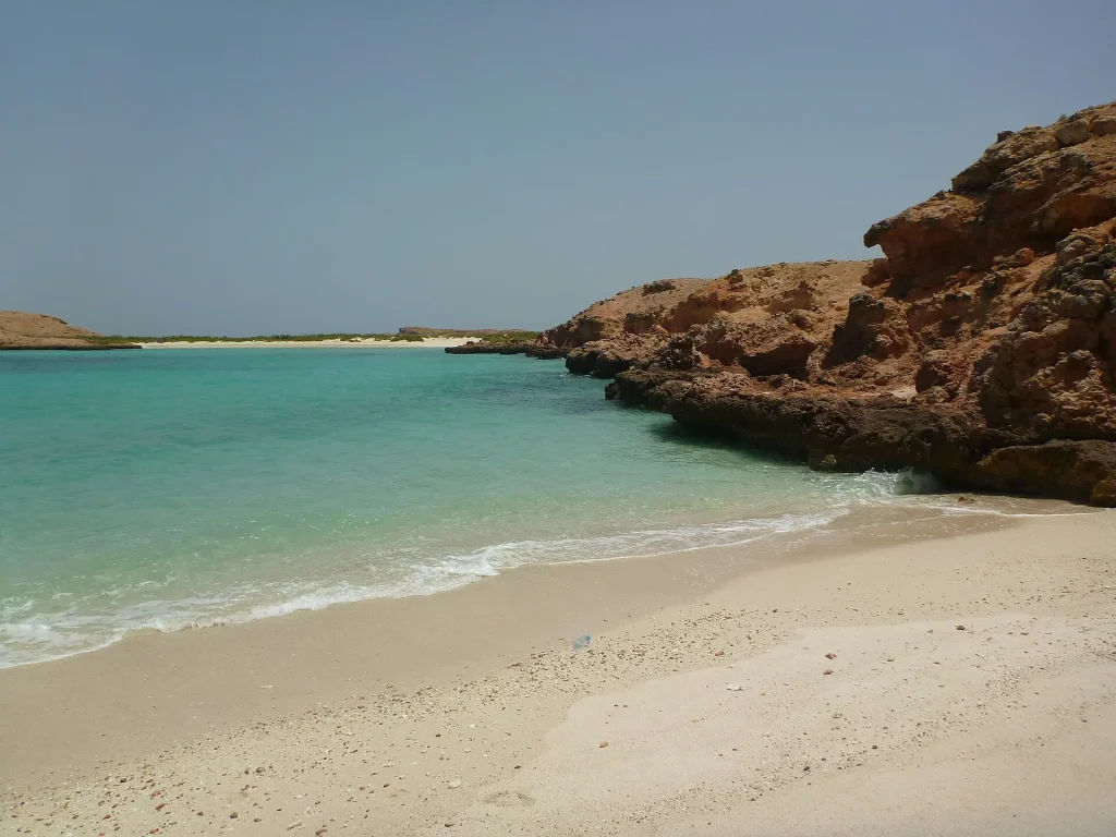 Rocky coast of the Daymaniyat Islands
