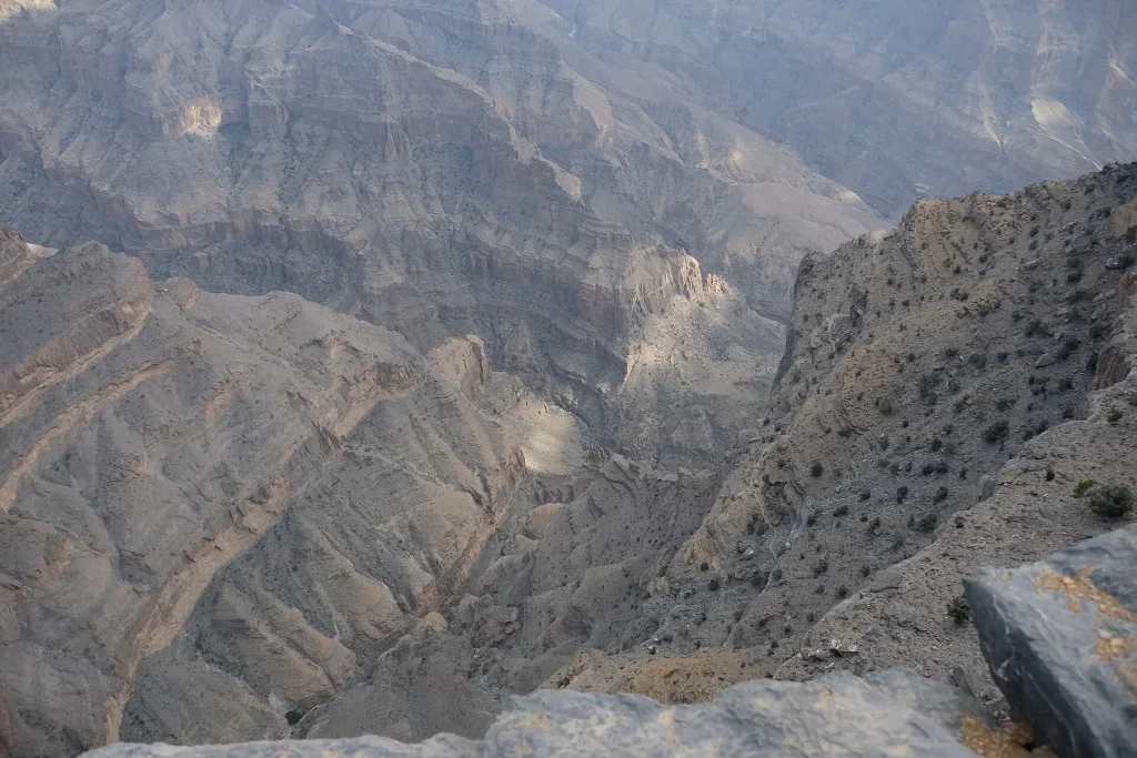 Grand Canyon of Oman viewpoint at Jebel Shams