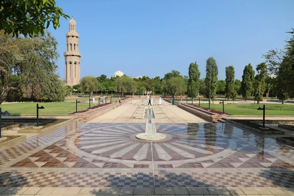 Sultan Qaboos Grand Mosque exterior, Muscat