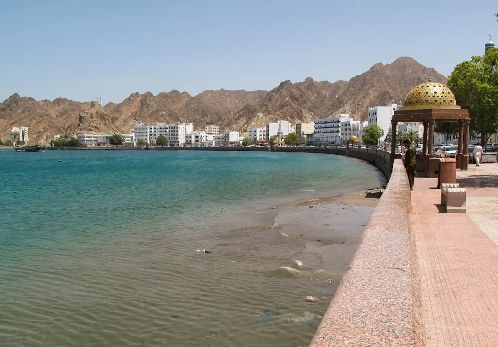 Mutrah waterfront in Muscat