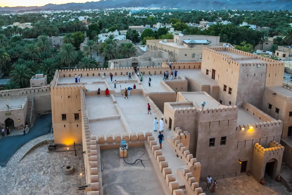 The round tower of Nizwa Fort