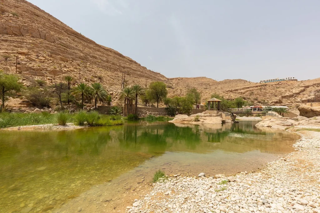 Canyon walls of Wadi Bani Khalid